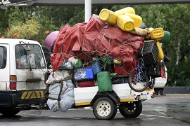 Vehículo con sobrecarga